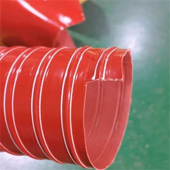 Жаропрочный спиральный воздуховод для нагрева воздуха, гибкая выхлопная труба